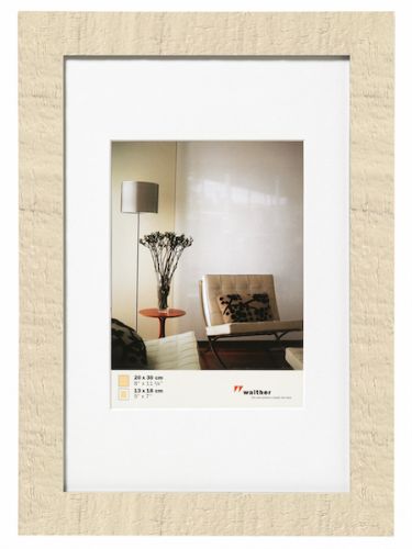 Cadre photo actual bois blanc 20x30/a4 cm 35065 - Conforama